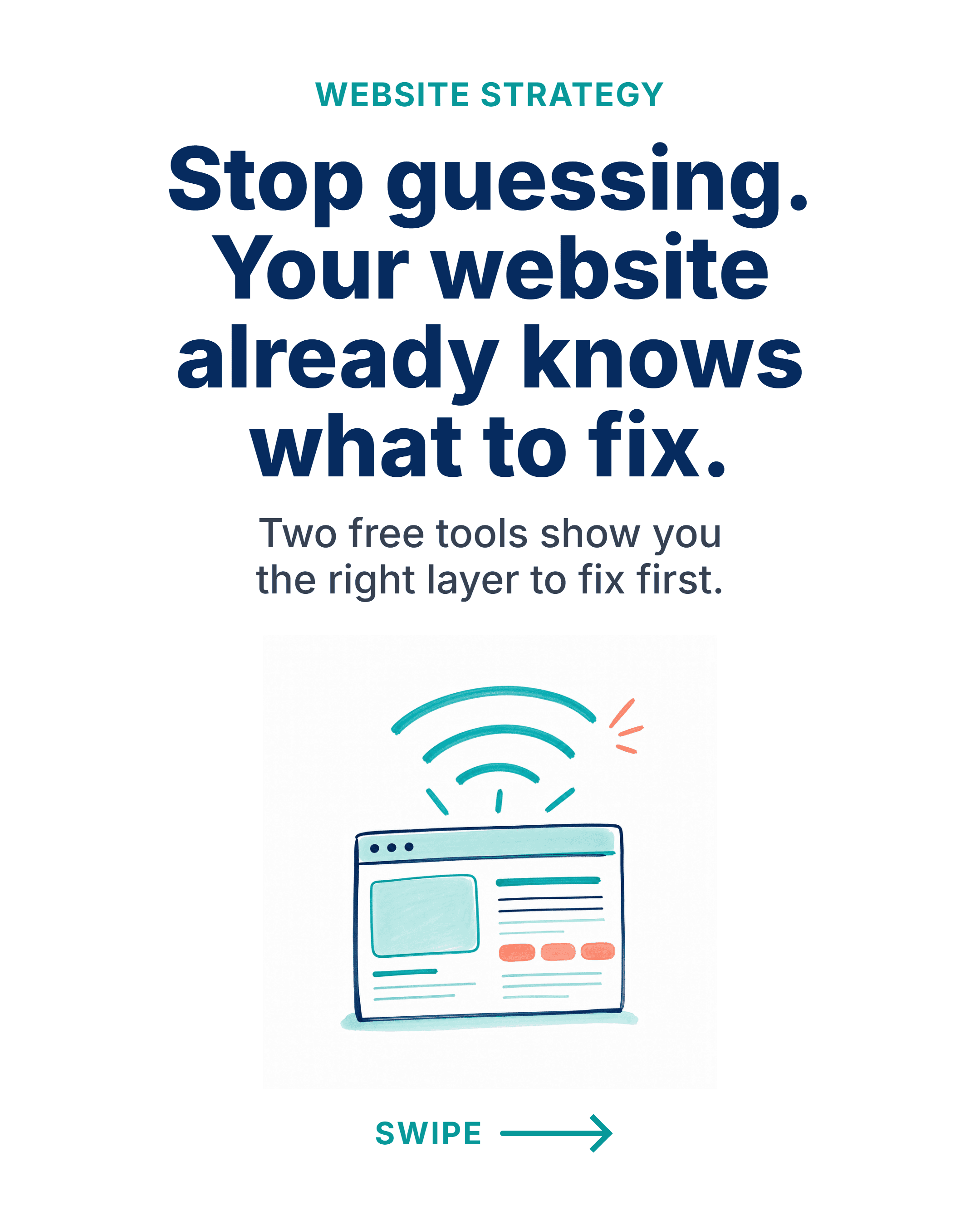 Your website already knows what to fix